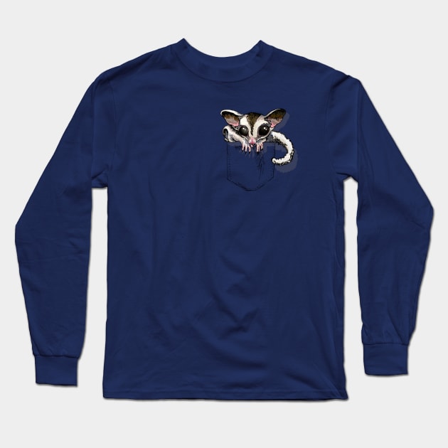 Pocket pet Long Sleeve T-Shirt by Zodiart